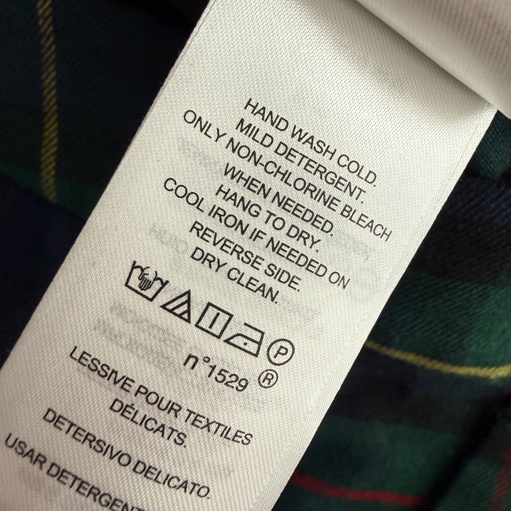 Lauren Ralph Lauren Green Tartan Watch Plaid Wool Straight Leg Pants Women 10 - Picture 9 of 9